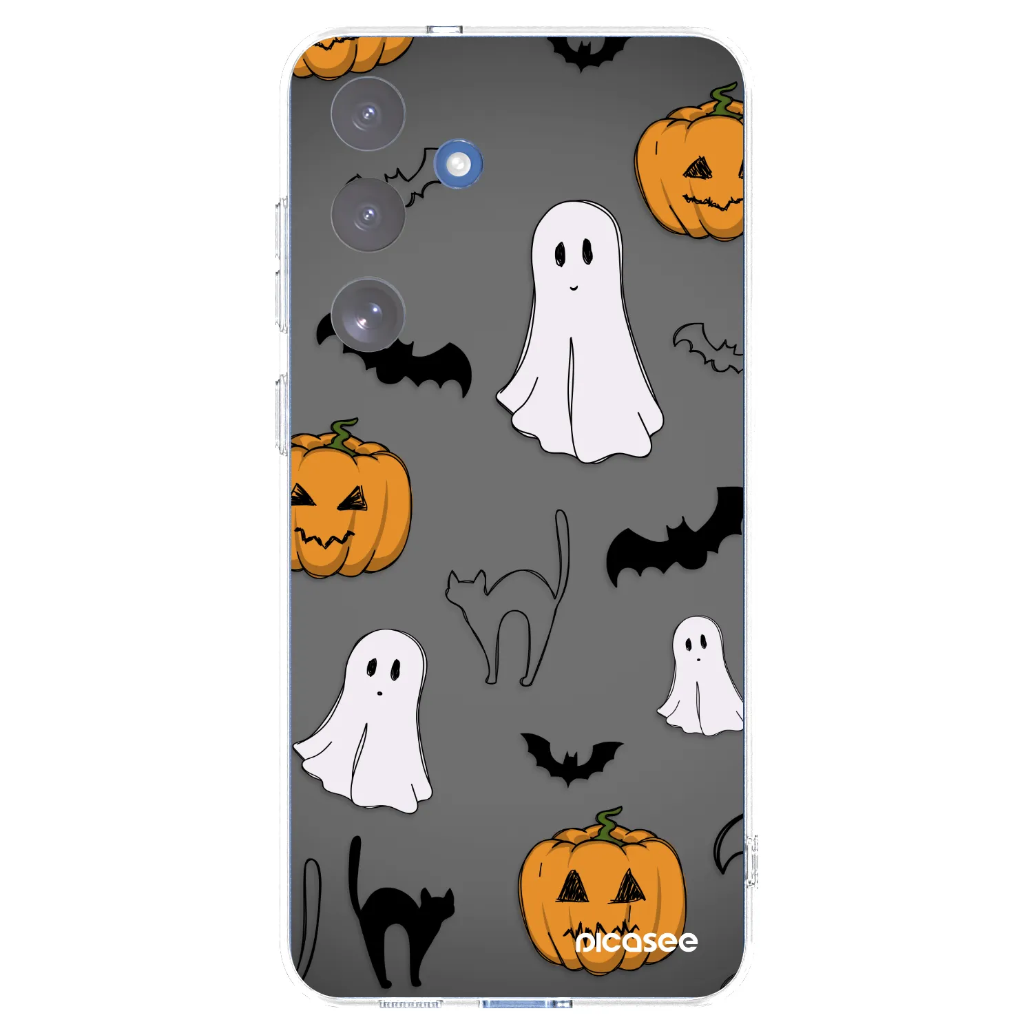 Picasee átlátszó szilikon tok az alábbi mobiltelefonokra Samsung Galaxy S25 FE 5G - Spooky crew