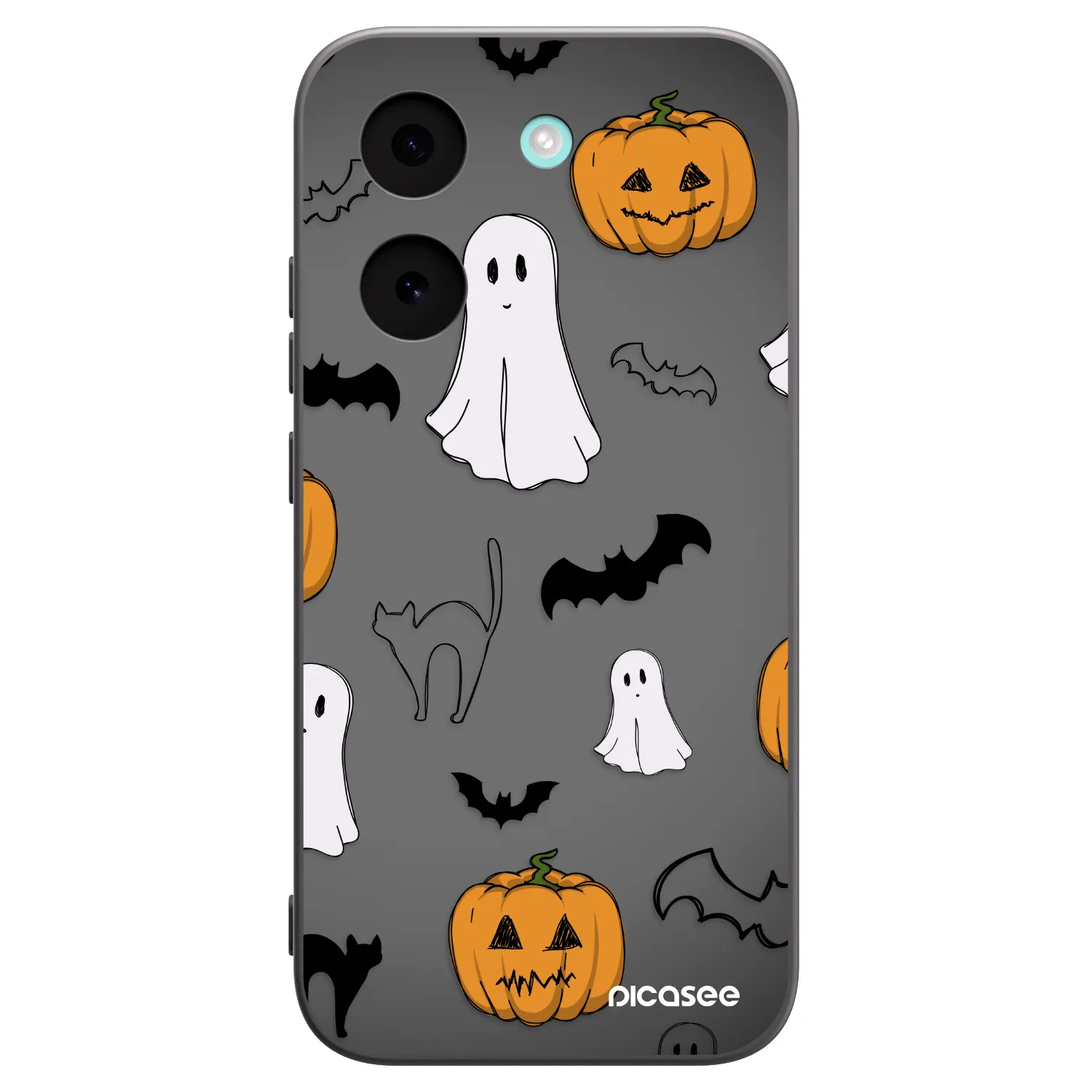 Picasee fekete szilikon tok az alábbi mobiltelefonokra Xiaomi Poco X8 Pro - Spooky crew