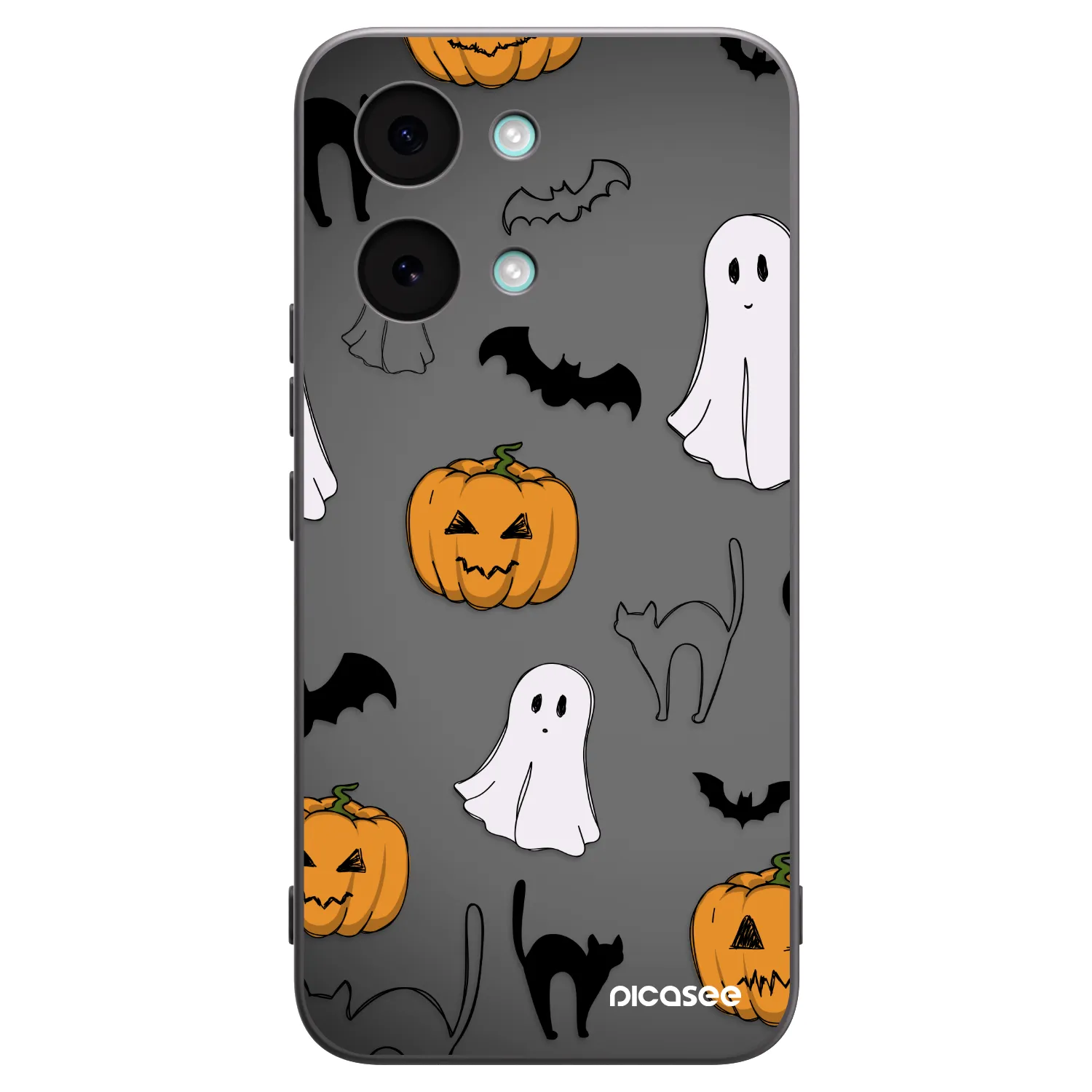 Picasee fekete szilikon tok az alábbi mobiltelefonokra Xiaomi Poco X8 Pro Max - Spooky crew