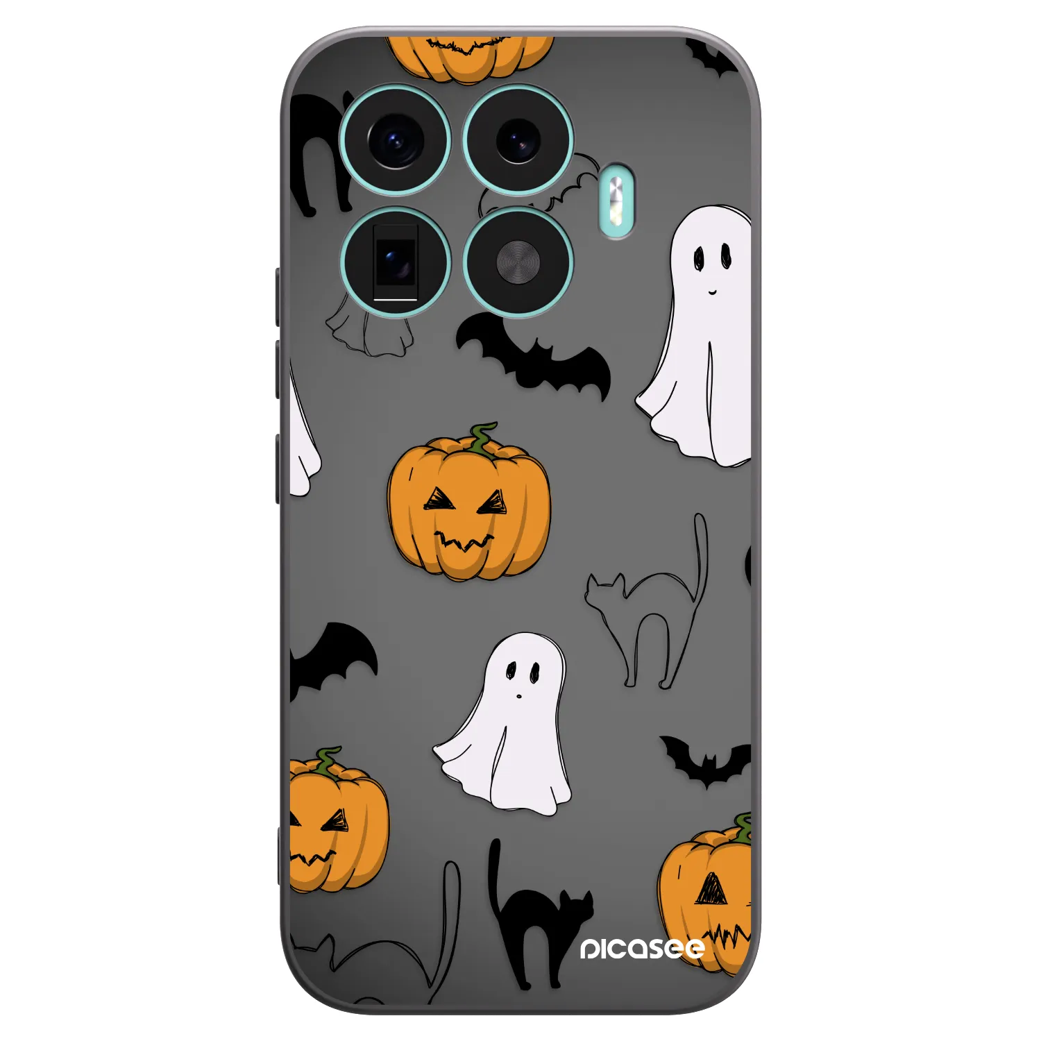 Picasee fekete szilikon tok az alábbi mobiltelefonokra Xiaomi 17T - Spooky crew