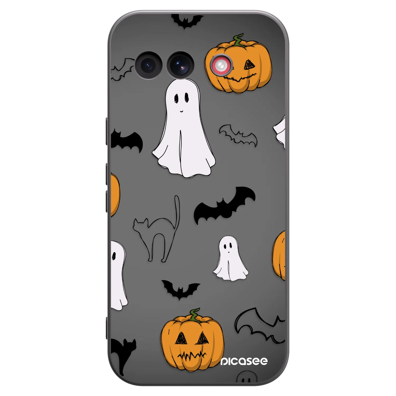 Picasee fekete szilikon tok az alábbi mobiltelefonokra Google Pixel 10a - Spooky crew