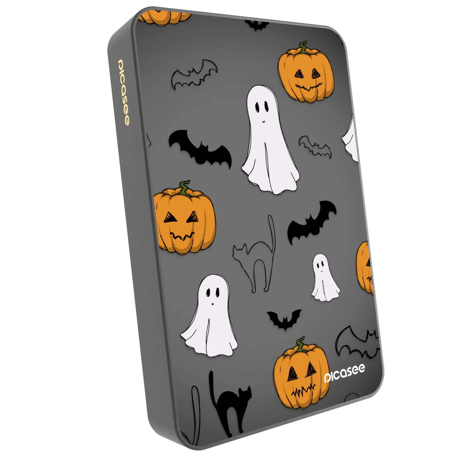 Picasee Powerbank MagSafe 10 000 mAh Szürke - Spooky crew