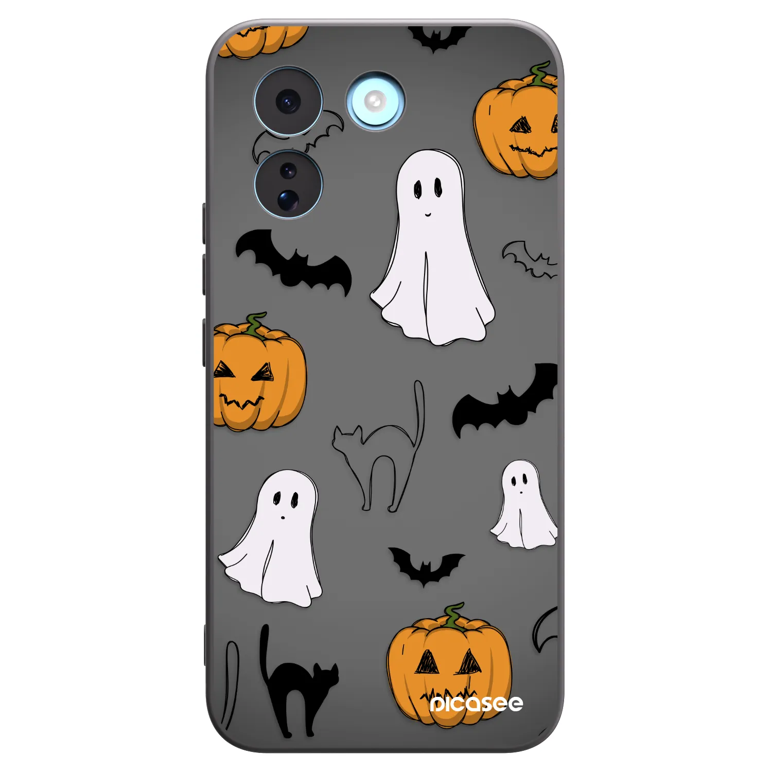 Picasee fekete szilikon tok az alábbi mobiltelefonokra Xiaomi Redmi Note 17 Pro MAX 5G - Spooky crew