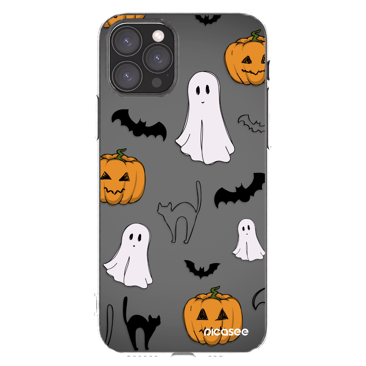 Picasee átlátszó szilikon tok az alábbi mobiltelefonokra Apple iPhone 11 Pro - Spooky crew