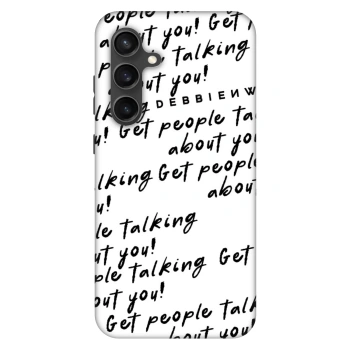 Szilikon tok erre a típusra Samsung Galaxy S24 FE S721B - GET PEOPLE TALK ABOUT YOU