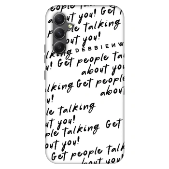 Szilikon tok erre a típusra Samsung Galaxy A34 5G A346B - GET PEOPLE TALK ABOUT YOU
