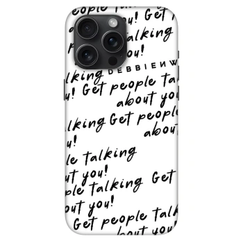 Szilikon tok erre a típusra Apple iPhone 15 Pro Max - GET PEOPLE TALK ABOUT YOU