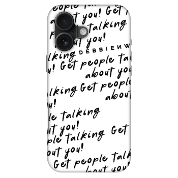 Szilikon tok erre a típusra Apple iPhone 16 - GET PEOPLE TALK ABOUT YOU