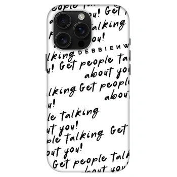 Szilikon tok erre a típusra Apple iPhone 16 Pro Max - GET PEOPLE TALK ABOUT YOU