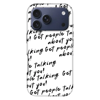 Szilikon tok erre a típusra Apple iPhone 17 Pro - GET PEOPLE TALK ABOUT YOU
