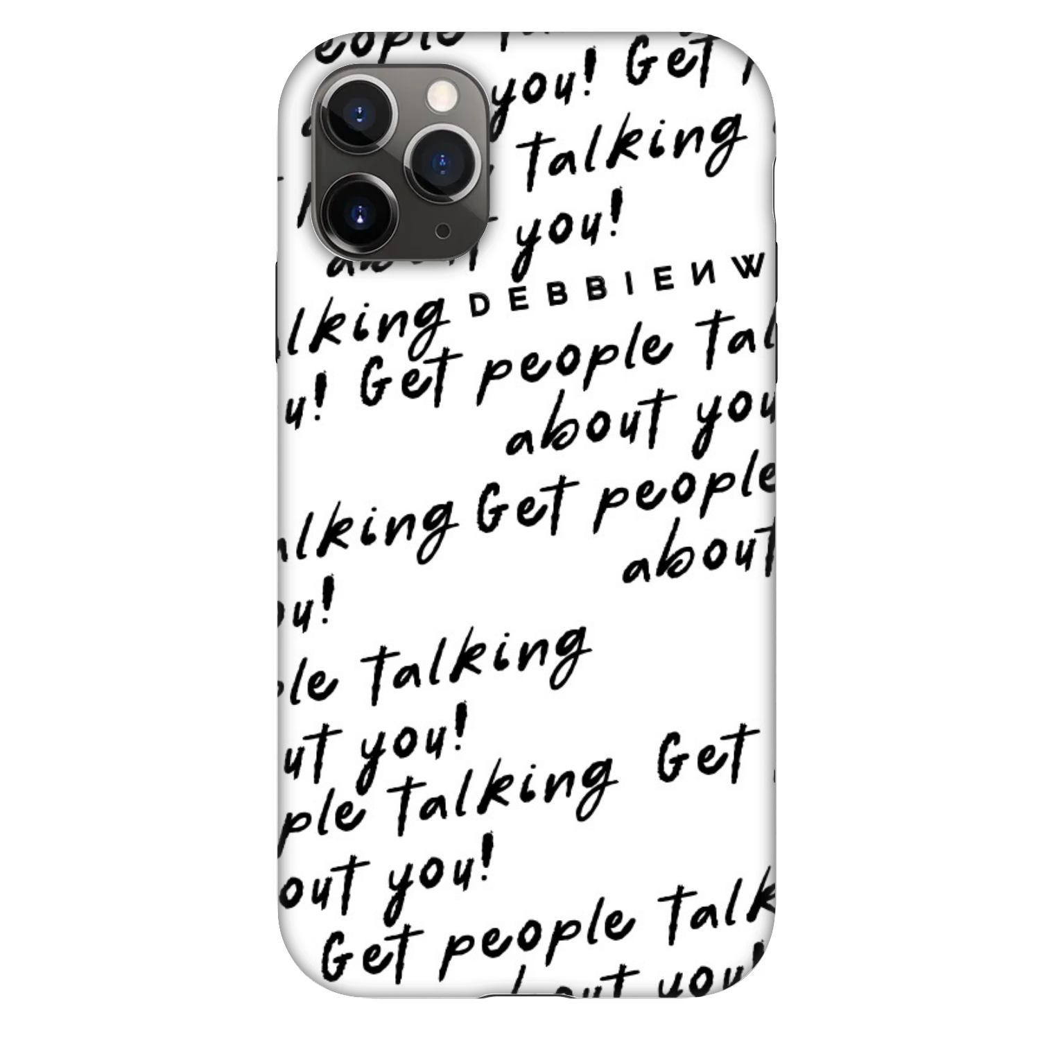 Picasee Fashion Case Apple iPhone 11 Pro - GET PEOPLE TALK ABOUT YOU
