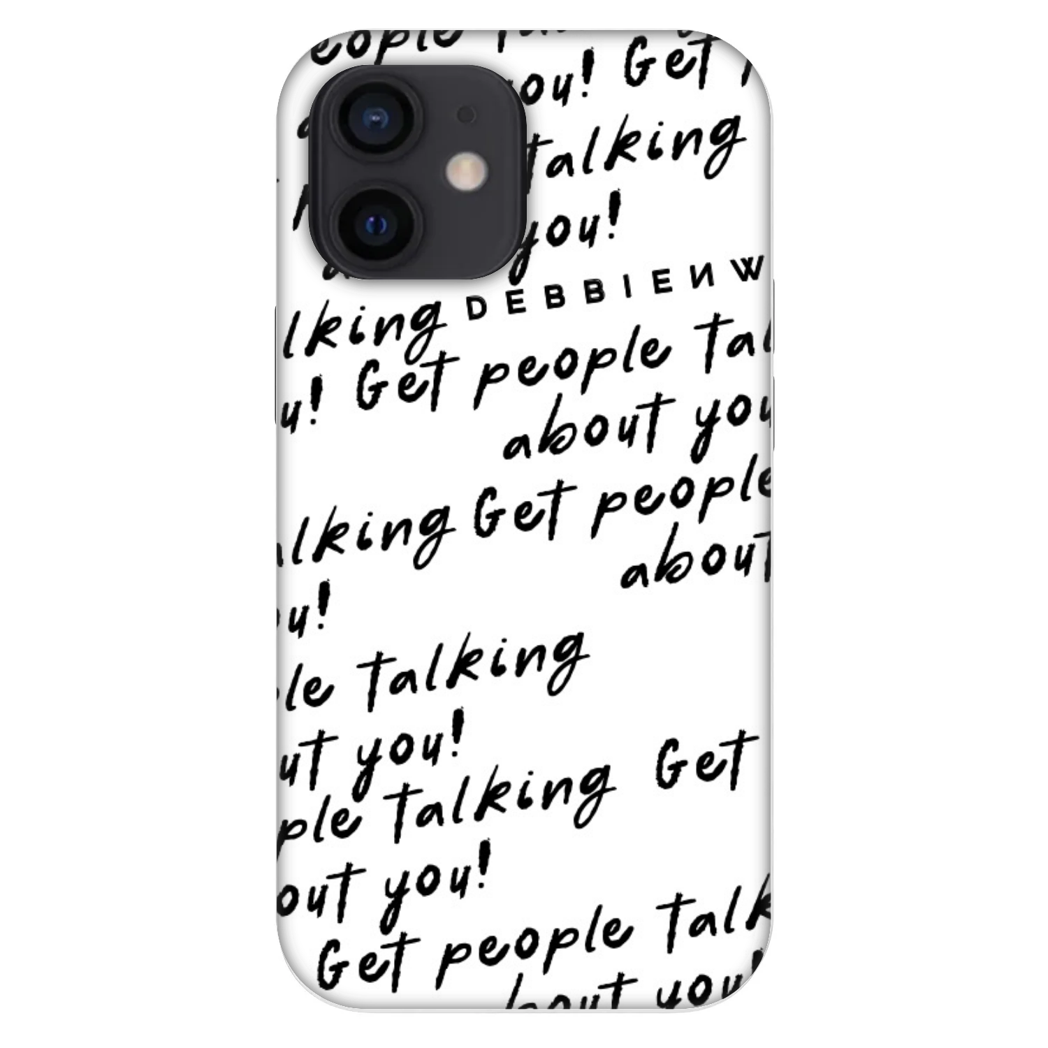 Picasee Fashion Case Apple iPhone 12 mini - GET PEOPLE TALK ABOUT YOU