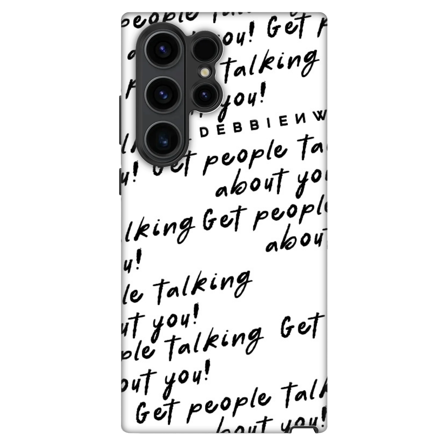 Picasee Fashion Case Samsung Galaxy S23 Ultra 5G - GET PEOPLE TALK ABOUT YOU