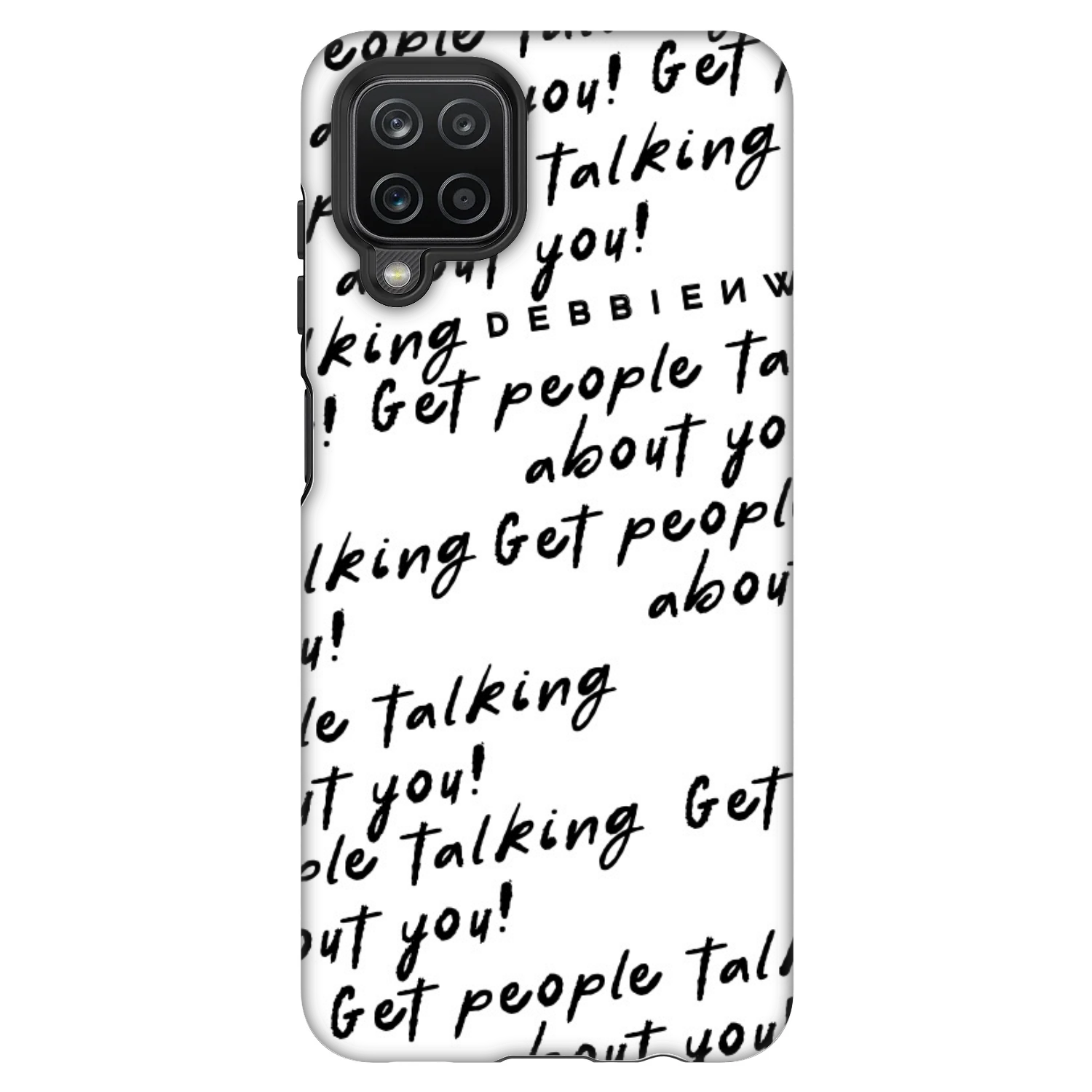 Picasee Fashion Case Samsung Galaxy A12 A125F - GET PEOPLE TALK ABOUT YOU