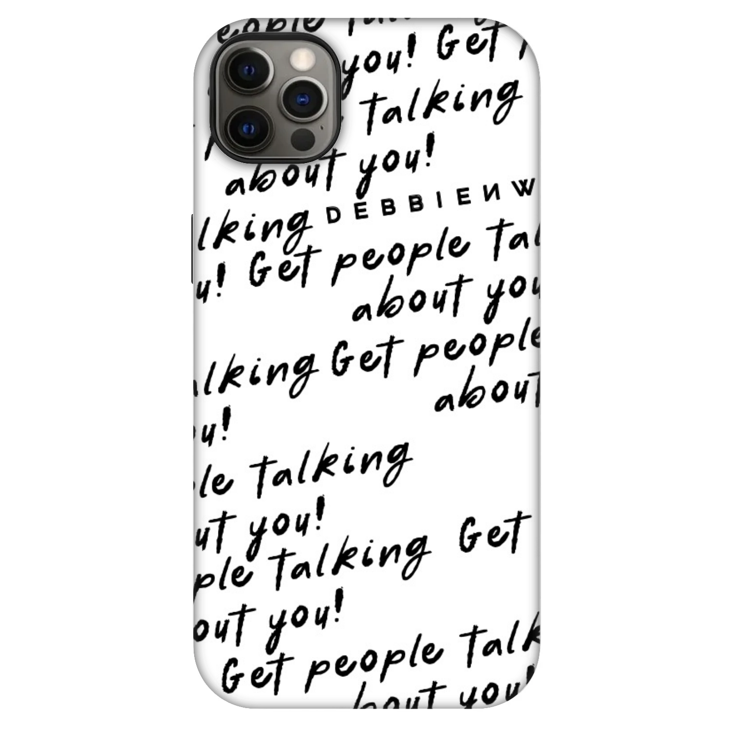 Picasee Fashion Case MagSafe Apple iPhone 12 Pro Max - GET PEOPLE TALK ABOUT YOU