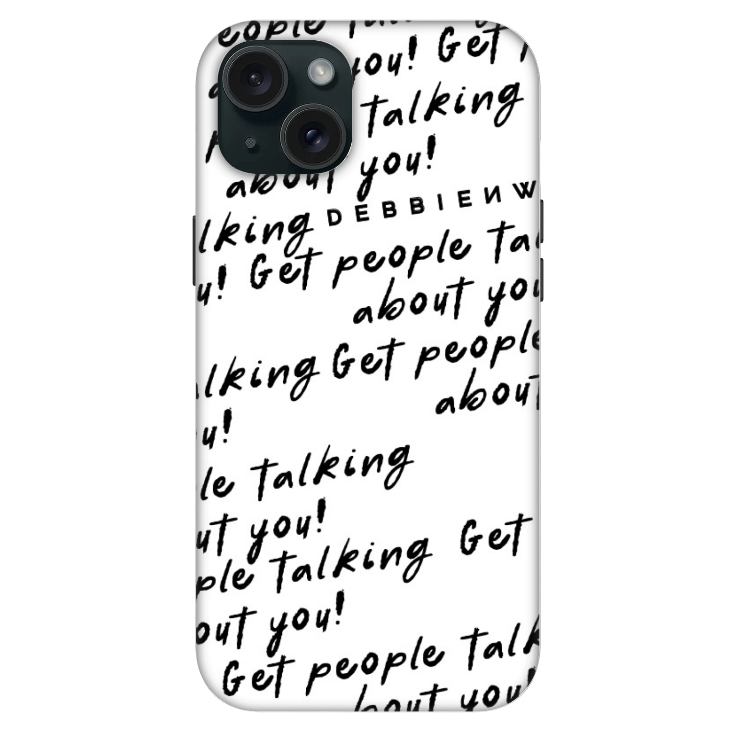 Picasee Fashion Case MagSafe Apple iPhone 15 Plus - GET PEOPLE TALK ABOUT YOU