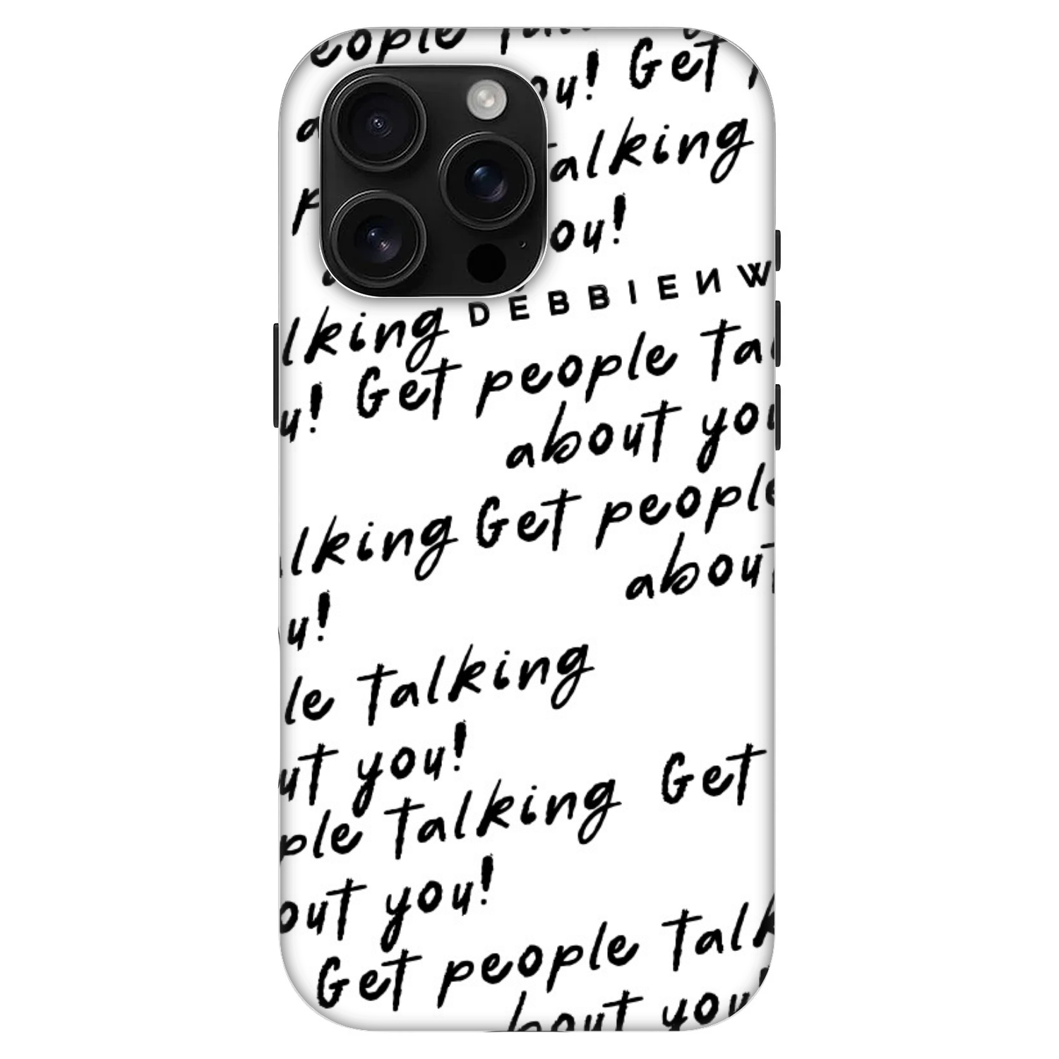 Picasee Fashion Case MagSafe Apple iPhone 16 Pro Max - GET PEOPLE TALK ABOUT YOU