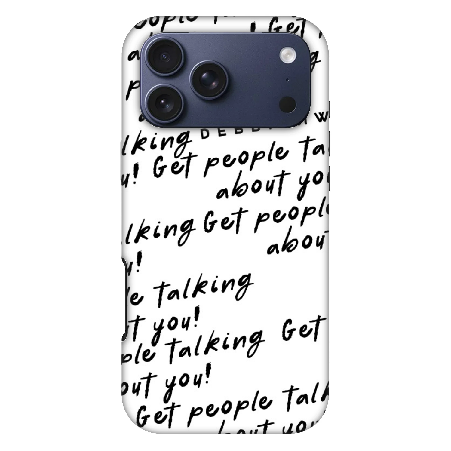 Picasee Fashion Case MagSafe Apple iPhone 17 Pro Max - GET PEOPLE TALK ABOUT YOU
