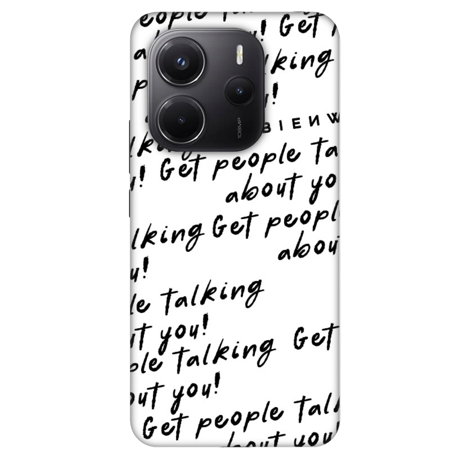 Picasee Fashion Case Xiaomi Redmi Note 14 4G - GET PEOPLE TALK ABOUT YOU
