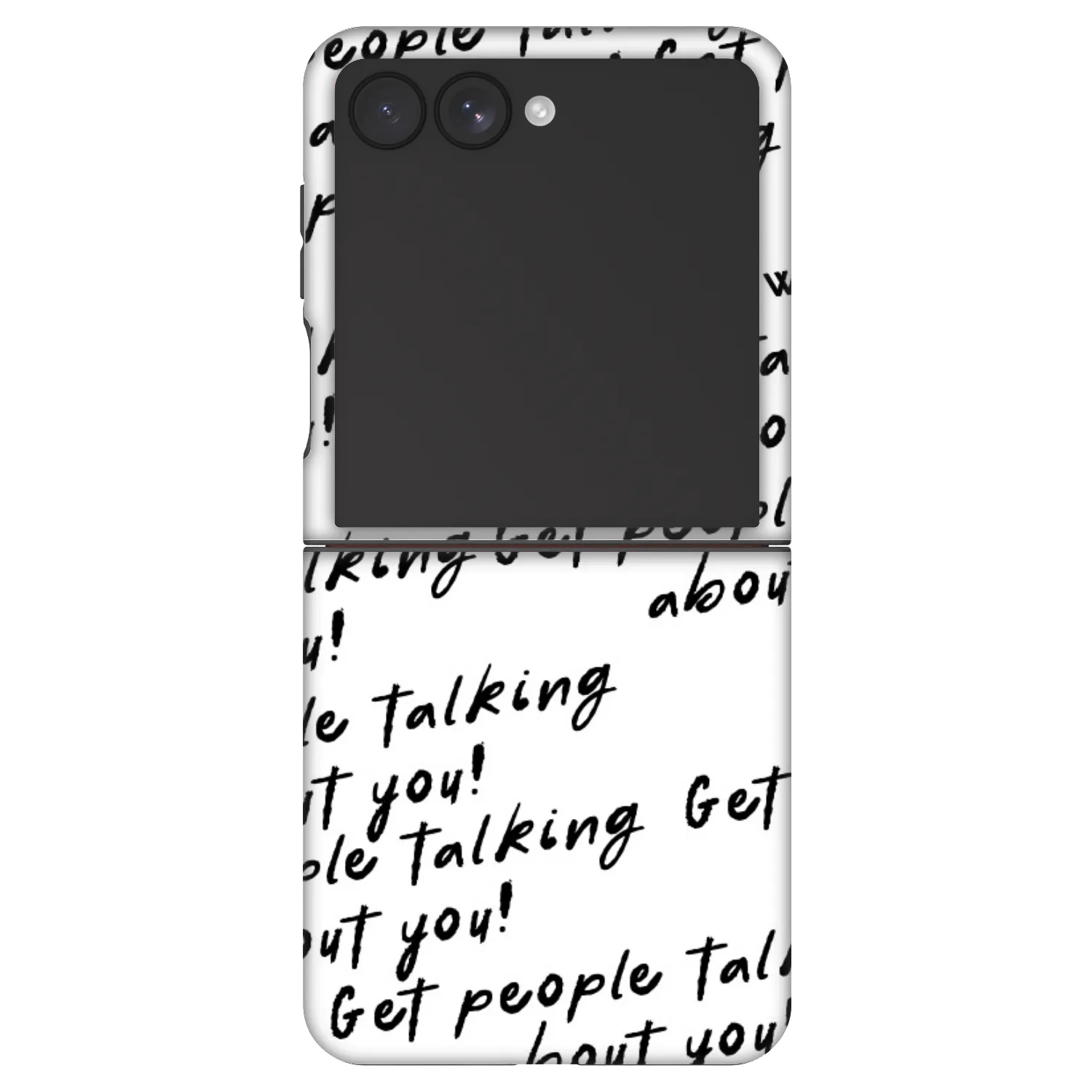 Picasee Fashion Case Samsung Galaxy Z Flip7 5G - GET PEOPLE TALK ABOUT YOU