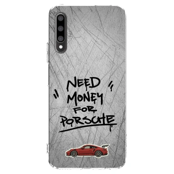 Picasee átlátszó szilikon tok az alábbi mobiltelefonokra Honor 9X Pro - Grey Drift