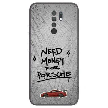 Picasee fekete szilikon tok az alábbi mobiltelefonokra Xiaomi Redmi 9 - Grey Drift