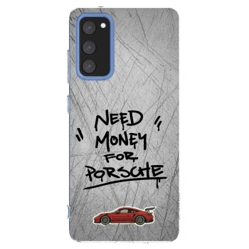 Picasee átlátszó szilikon tok az alábbi mobiltelefonokra Samsung Galaxy S20 FE - Grey Drift