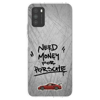 Picasee átlátszó szilikon tok az alábbi mobiltelefonokra Xiaomi Poco M3 - Grey Drift