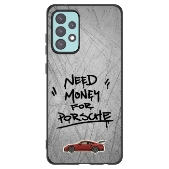 Picasee fekete szilikon tok az alábbi mobiltelefonokra Samsung Galaxy A72 A725F - Grey Drift
