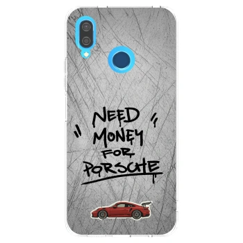 Picasee átlátszó szilikon tok az alábbi mobiltelefonokra Huawei P20 Lite - Grey Drift
