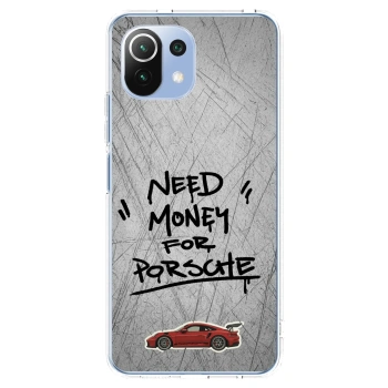 Picasee átlátszó szilikon tok az alábbi mobiltelefonokra Xiaomi Mi 11 Lite - Grey Drift