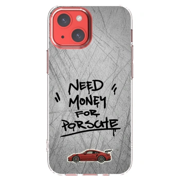 Picasee átlátszó szilikon tok az alábbi mobiltelefonokra Apple iPhone 13 mini - Grey Drift