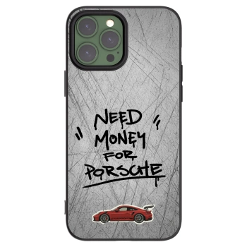 Picasee fekete szilikon tok az alábbi mobiltelefonokra Apple iPhone 13 Pro Max - Grey Drift