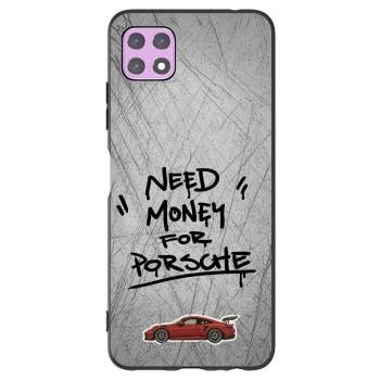 Picasee fekete szilikon tok az alábbi mobiltelefonokra Samsung Galaxy A22 A226B 5G - Grey Drift