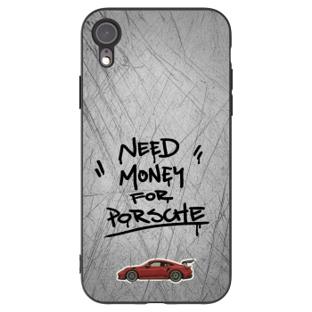 Picasee fekete szilikon tok az alábbi mobiltelefonokra Apple iPhone XR - Grey Drift