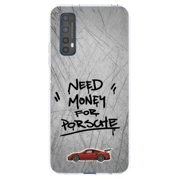Picasee átlátszó szilikon tok az alábbi mobiltelefonokra Realme 7 - Grey Drift