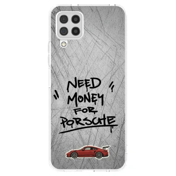 Picasee átlátszó szilikon tok az alábbi mobiltelefonokra Samsung Galaxy A22 A225F 4G - Grey Drift