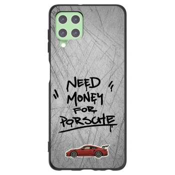 Picasee fekete szilikon tok az alábbi mobiltelefonokra Samsung Galaxy A22 A225F 4G - Grey Drift