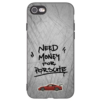 Picasee fekete szilikon tok az alábbi mobiltelefonokra Apple iPhone SE 2022 - Grey Drift