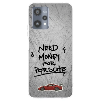 Picasee átlátszó szilikon tok az alábbi mobiltelefonokra Realme 9 Pro 5G - Grey Drift