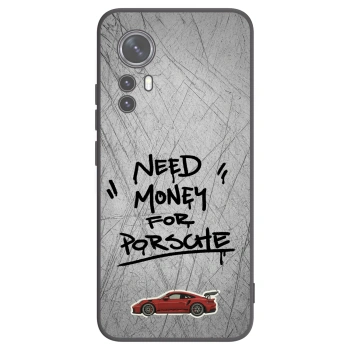 Picasee fekete szilikon tok az alábbi mobiltelefonokra Xiaomi 12 - Grey Drift