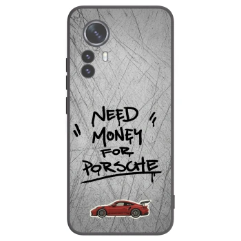 Picasee fekete szilikon tok az alábbi mobiltelefonokra Xiaomi 12 Pro - Grey Drift