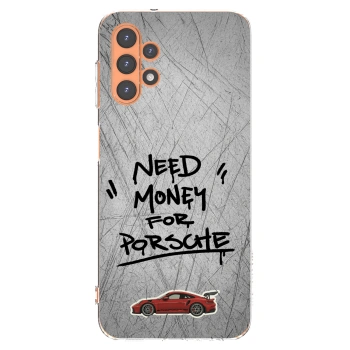 Picasee átlátszó szilikon tok az alábbi mobiltelefonokra Samsung Galaxy A13 4G A135 - Grey Drift