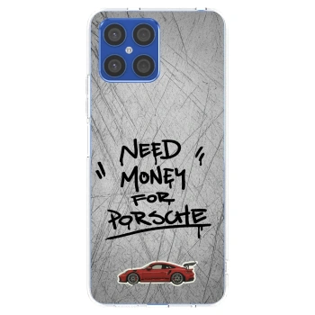 Picasee átlátszó szilikon tok az alábbi mobiltelefonokra Honor X8 4G - Grey Drift