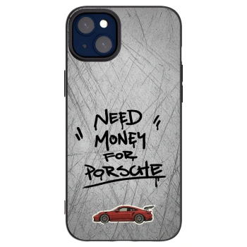 Picasee fekete szilikon tok az alábbi mobiltelefonokra Apple iPhone 14 Plus - Grey Drift