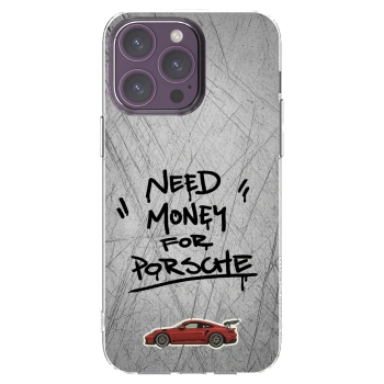 Picasee átlátszó szilikon tok az alábbi mobiltelefonokra Apple iPhone 14 Pro Max - Grey Drift