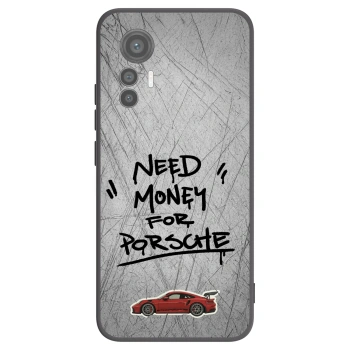 Picasee fekete szilikon tok az alábbi mobiltelefonokra Xiaomi 12 Lite - Grey Drift