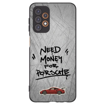 Picasee fekete szilikon tok az alábbi mobiltelefonokra Samsung Galaxy A23 A235F 4G - Grey Drift