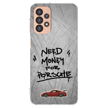 Picasee átlátszó szilikon tok az alábbi mobiltelefonokra Samsung Galaxy A23 A236B 5G - Grey Drift