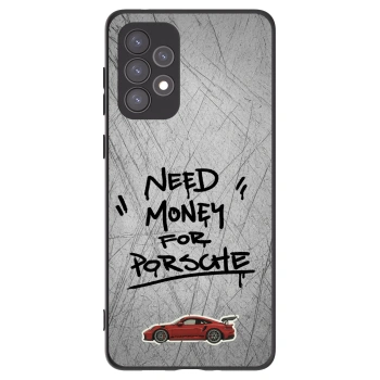 Picasee fekete szilikon tok az alábbi mobiltelefonokra Samsung Galaxy A73 5G - Grey Drift